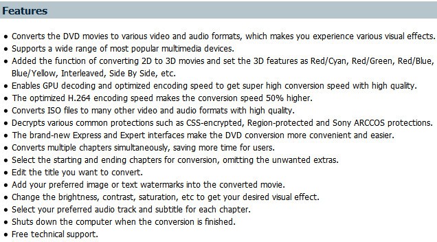 Open DVD ripper Feature